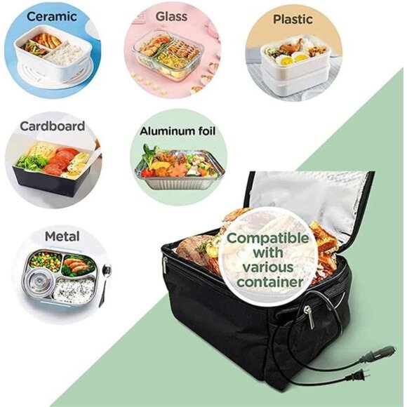 Portable Oven Food Warmer Heater Lunch Box 2 in 1 for Car - Picture 5 of 7